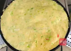 Illustration of how to make pepper egg pancake 5