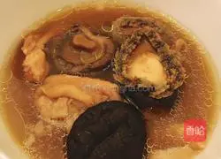 Illustration of how to cook abalone and chicken stew 3