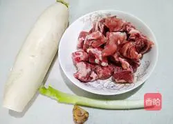 Radish and pork ribs soup Practice illustration 1