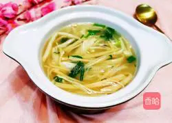 Illustration of how to make ham and mushroom soup 19