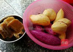 Illustration of how to make double sweet potato syrup 1