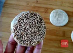 Illustration of how to make sesame seed cakes 19