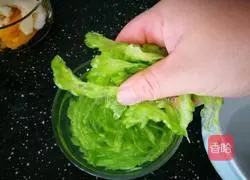 Illustration of how to make colorful pepper, snow pear and bitter melon 7