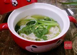 Illustration of how to make clear soup noodles 6