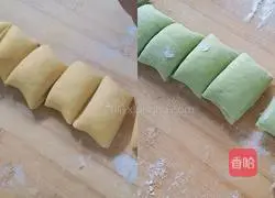 Illustration of how to make colorful vegetable corn buns 6
