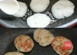 Lotus root puree and scallion pancake recipe 4