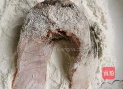 Illustration of braised black fish 3