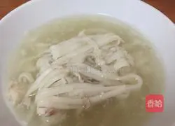 Illustration of how to make green pepper and shredded pork noodles 8