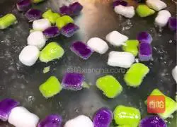 Illustration of how to make QQ fried taro balls 13