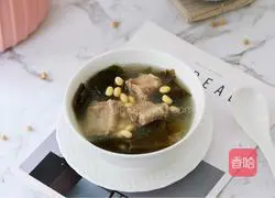 Illustration of how to make kelp and pork ribs soup 12