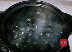 Illustration of how to make radish stick bone soup#light food and reduce fat#7