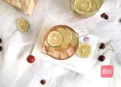 The taste of summer - peach iced green tea Illustration of how to do it 6