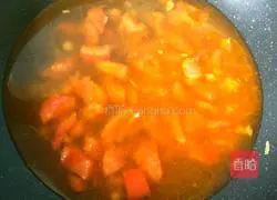 Illustration of how to make light tomato sauce, mushroom and tofu soup in summer 11