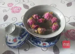 Illustration of how to make rose tea 4