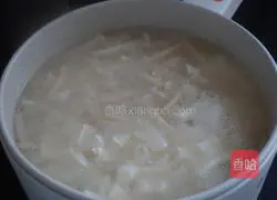 Illustration of how to make pepper-flavored white jade tofu soup 7