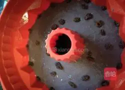 Illustration of how to make three-color hair cake 9