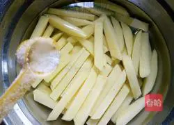 Illustration of how to make French fries 3