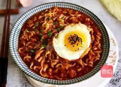 Illustration of tomato soup noodles 11