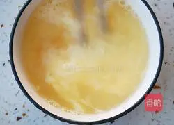 Illustration of how to make egg custard 3