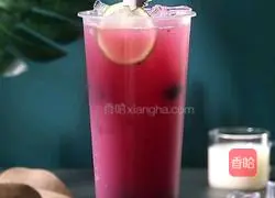 Illustration of how to make mulberry yogurt 9