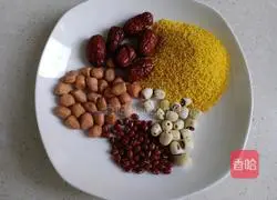 Illustration of how to make healthy grain rice cereal 1