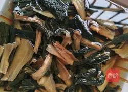 Soybean vegetables Illustration of how to make dry pork bone soup 2