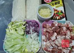 Illustration of how to make fried noodles 2