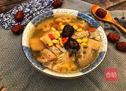 Soybean, lotus root and pork ribs soup recipe 11