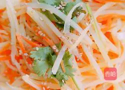 Recipe for refreshing potato shreds 11