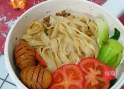 Illustration of how to make fried noodles 13