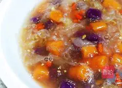 Illustration of how to make snow fungus dumplings 5