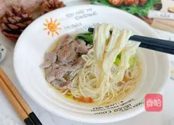 Illustration of how to make pork liver noodles 10