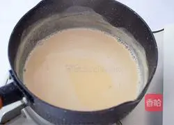 Illustration of how to mix brown sugar and ginger with milk 7