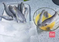 Illustration of braised small yellow croaker 2