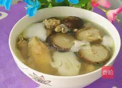 Coconut Mushroom Chicken Soup Recipe Illustration 16