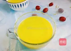 Illustration of how to make pumpkin, millet, soybean and soy milk 6