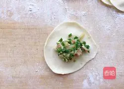 Illustration of how to make leek and tofu dumplings 9