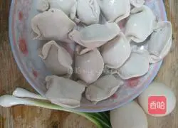 Illustration of how to make egg dumplings 1
