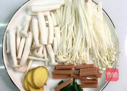 Illustration of how to make low-fat and non-fat shrimp and mushroom soup 3