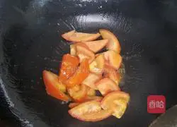 Illustration of how to make Enoki Mushroom, Tomato and Egg Noodles 2