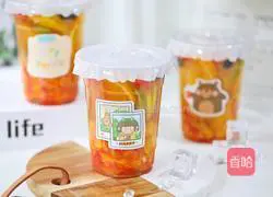 Fruit tea Illustration of how to do it 10