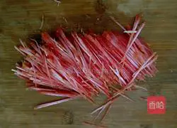 Illustration of how to make three shredded cold dishes 4