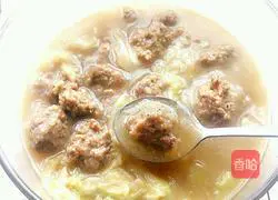 Illustration of how to make mutton meatball soup 9