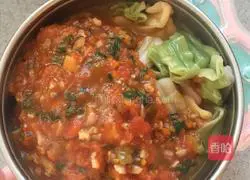 Illustration of how to make colorful vegetable noodles with sauce 7