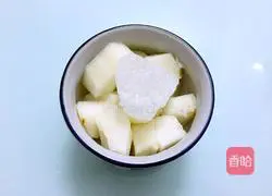 Illustration of how to make snow pear stewed with rock sugar 5