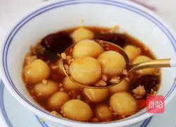 Osmanthus, brown sugar and fermented rice dumplings Practice illustration 15