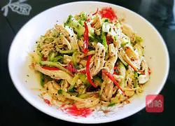 Illustration of the recipe of cold shredded chicken #light food and fat loss# 28