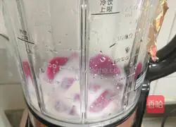 Illustration of how to make dragon fruit milkshake (wall-breaking machine version) 7