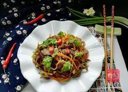 Illustration of how to make cold beef louvers 8