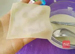 The first fried milk flavor Illustration of how to make hand leather 6